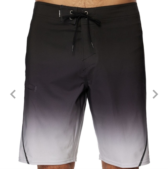 O'Neill Hyperfreak S Seam Swimming Trunks Black Boardshorts Mens Size 30 - Picture 1 of 10